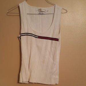 White tommy Hilfiger tank top size large